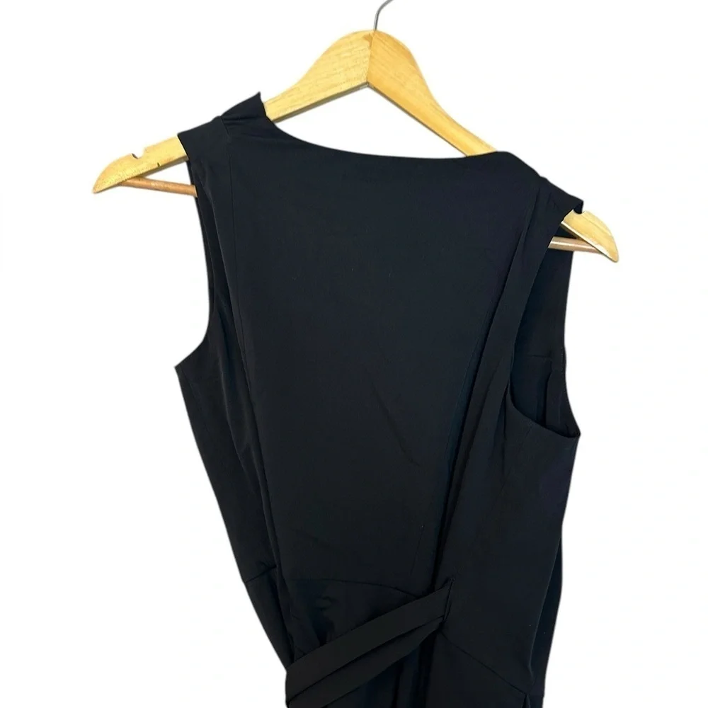DIANE VON FURSTENBERG // "Andra" wrap black ruffle dress 4 - Picture 7 of 7